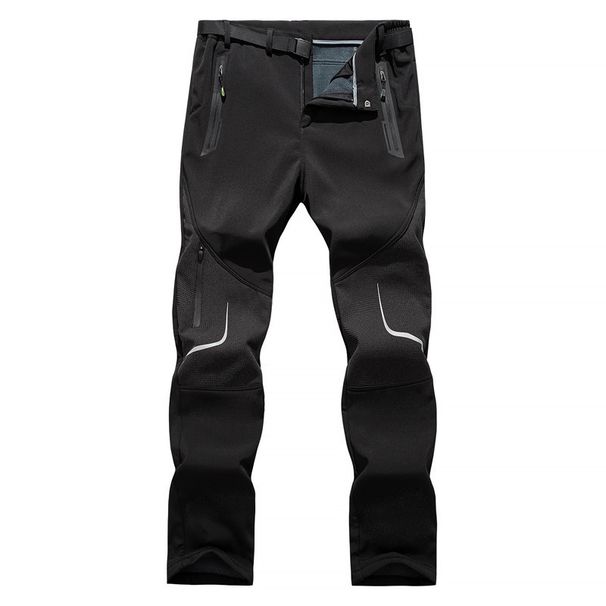 Pantalon unisexe 001, style moderne, doublé polaire, coupe-vent, idéal pour la randonnée et les activités de plein air._voghion.com