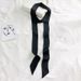 Korean Style Hairband 200cm Solid Color Narrow Long Silk For Women Versatile Small Neck Scarf Decorative Bag Tie Satin_voghion.com