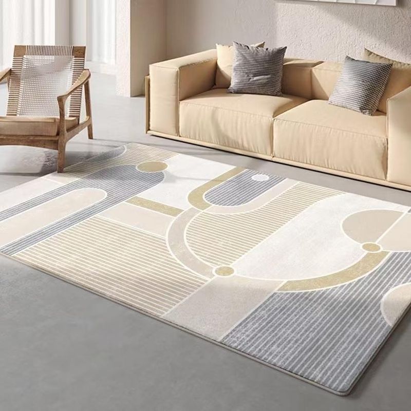 Tapete de caxemira espessado para sala de estar, sofá nórdico com sensação de gato, mesa de centro, cobertor para quarto e cabeceira_voghion.com
