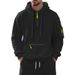 Men's Clothing Hooded Heavyweight Plus Velvet Pullover Men's Sports Casual Jacket Men_voghion.com