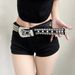 Cintura larga in metallo con strass da donna_voghion.com