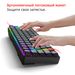 Rosyjska klawiatura przewodowa z 68 klawiszami, z cienkim filmem, z podświetleniem RGB, odpowiednia do gier, ergonomiczna konstrukcja, punkt krzyżowy_voghion.com