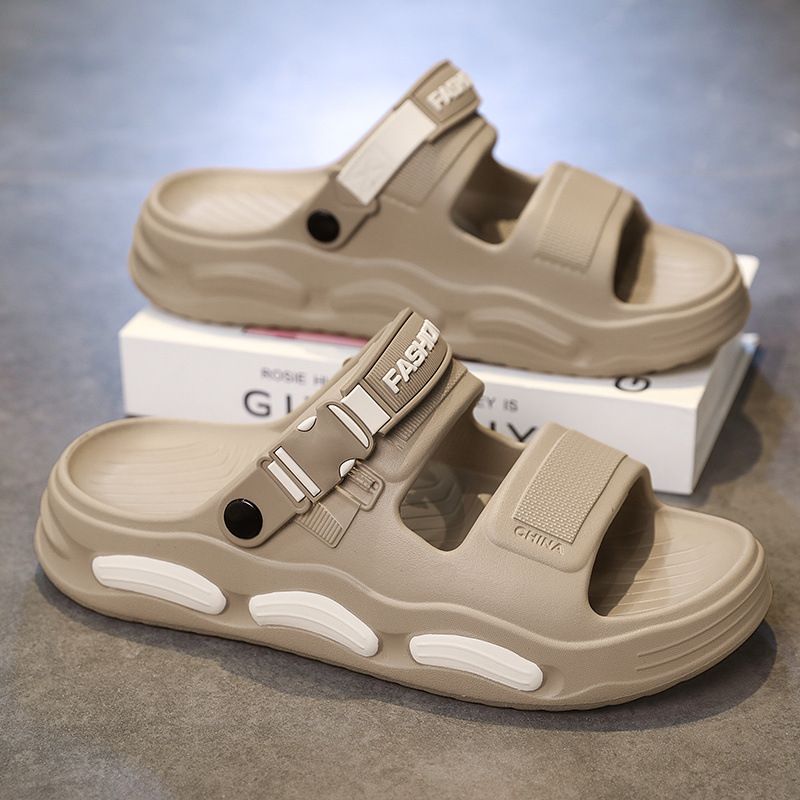 Sandales pour hommes, vêtements d'extérieur d'été, nouveau style 2025, antidérapantes, résistantes à l'usure, résistantes aux odeurs, double usage pour la conduite et_voghion.com