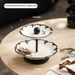Embossed Ceramic Tiered Serving Tray – Elegant 3-Layer Dessert Stand For Afternoon Tea & Party Snacks (White/Gold Accents)_voghion.com
