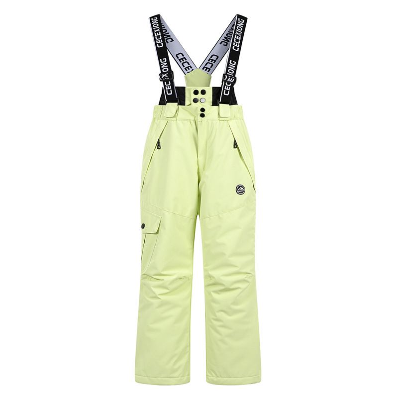 Completo da sci per bambini, pantaloni da snowboard per esterni, giacca in caldo cotone antivento, tuta intera per ragazzi e ragazze_voghion.com