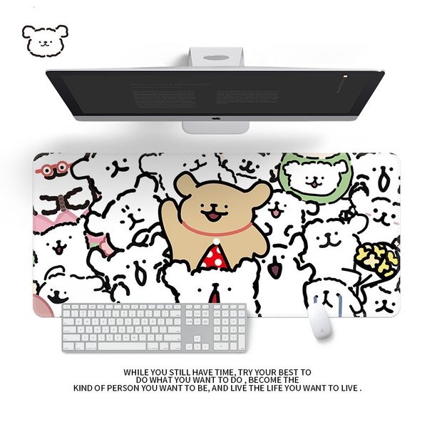 Unbeatable Quality Cartoon Puppy Cute Mouse Pad Oversized Work Desk Line Office Keyboard Computer Wrist Splint Girl Table Mat_voghion.com