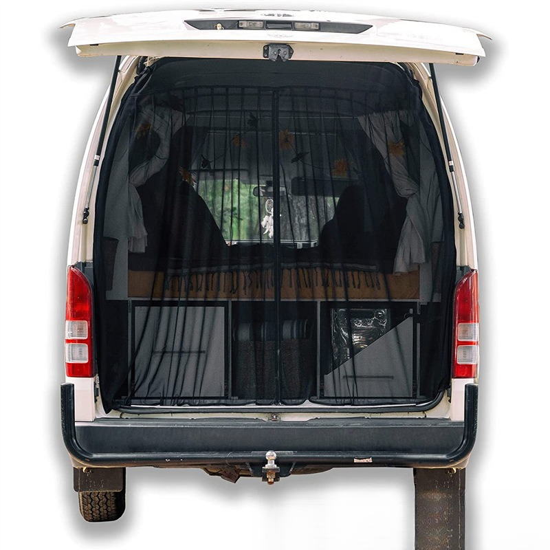Plasă de parasolar pentru exterior, anti-țânțari auto, pentru insecte, la mijlocul hayonului, pentru rulote_voghion.com