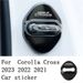 För 4PCS bildörrlåsskydd Skydda biltillbehör För Corolla Cross Bilklistermärke_voghion.com