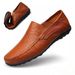 Mocassini da uomo, in vera pelle morbida traspirante, casual, estivi, da lavoro, da uomo_voghion.com