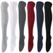 Uniszex Egyszínű térdzokni Diák hosszú zokni Tánczokni Női versenyzokni Táncparti magas szárú zokni_voghion.com