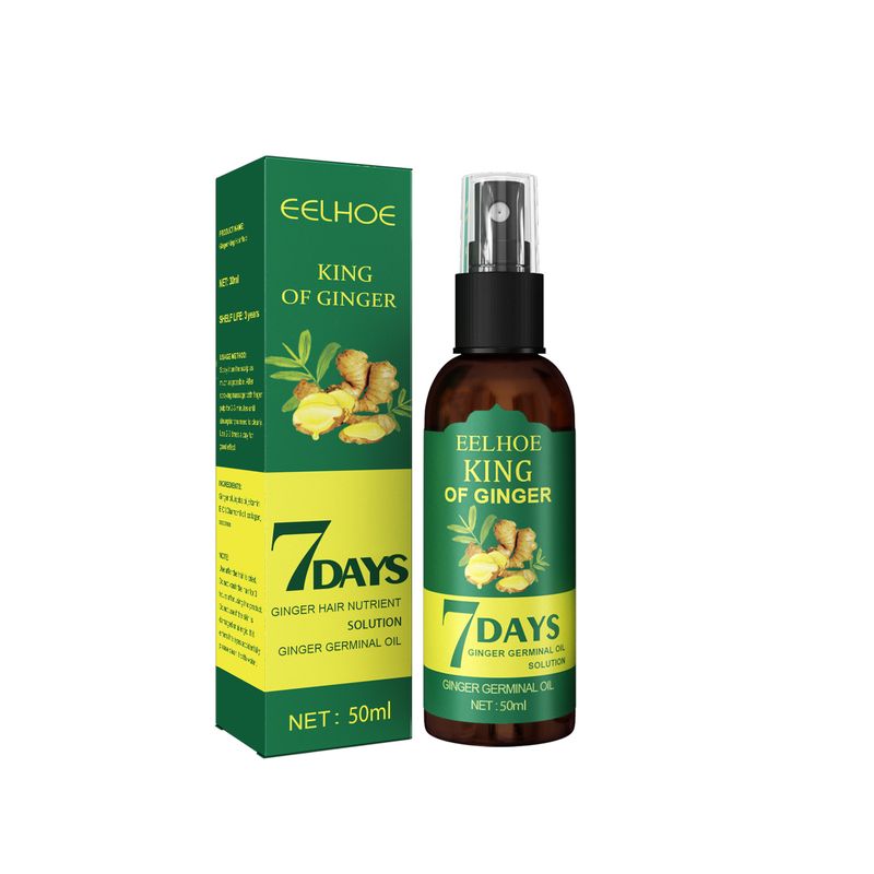 EELHOE Ginger spray Growth Massage Scalp Damage Repair Strong Hair Nourishing Liquid_voghion.com