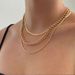 European And American Figaro Chain Ins Jewelry Exaggerated Gold Double-layer Snake Bone Personality Versatile Multi-layer Collarbone Necklace_voghion.com