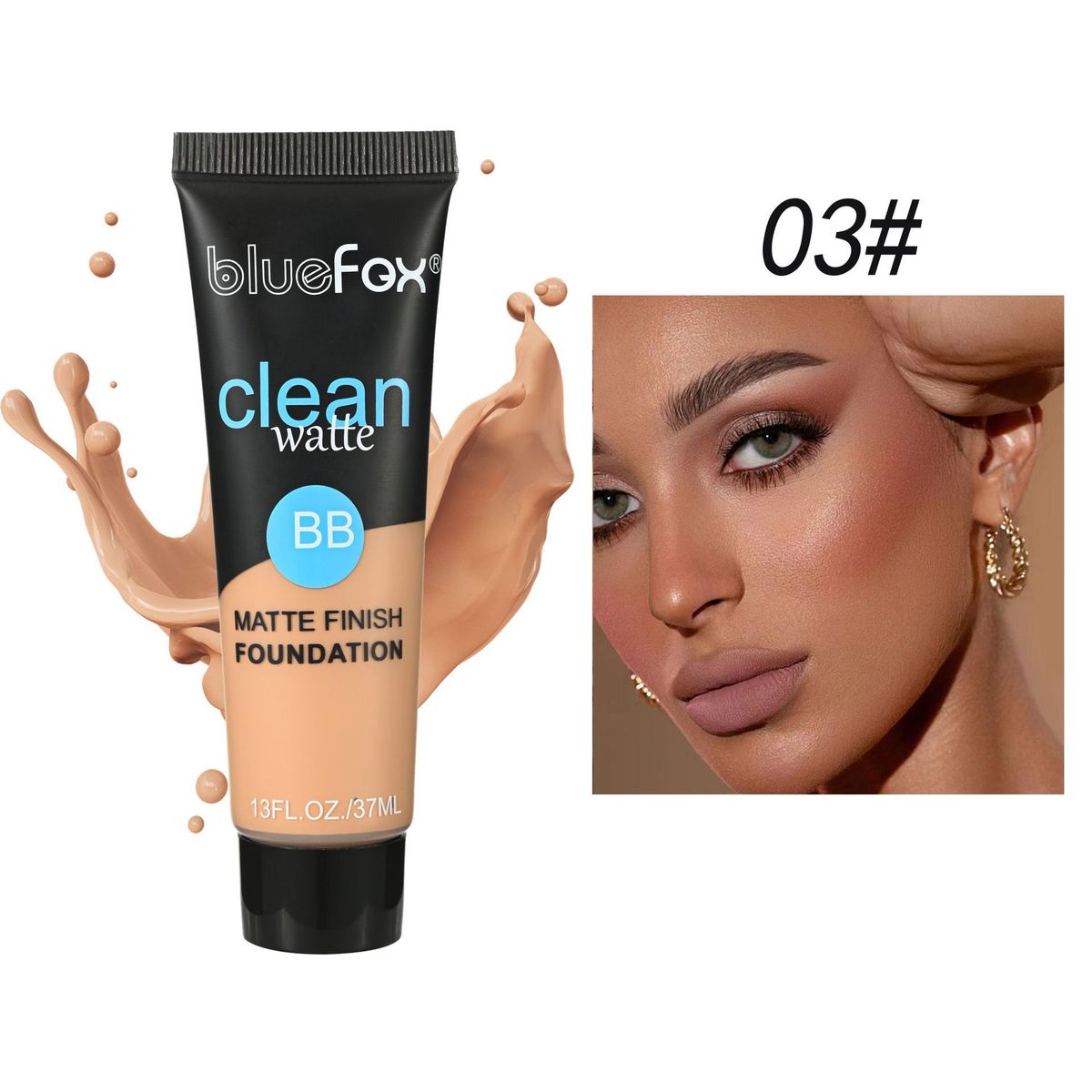 Facial Moisturizing makeup Matte Foundation Liquid Oil Control, Waterproof, Sweat Proof, Makeup Free concealer Foundation_voghion.com