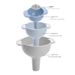 4-Piece Plastic Funnel Set - 4-in-1 Multi-Functional Kitchen Funnel for Oil Pouring, Liquid Dispensing, and Filtering_voghion.com