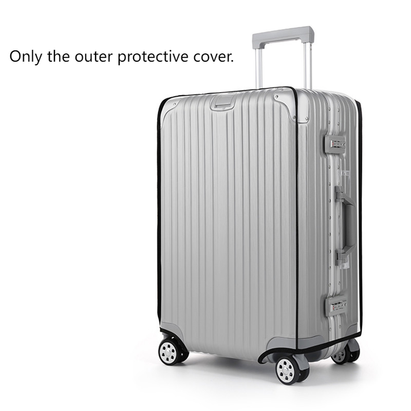 Luggage Case Protective Cover Transparent Waterproof Luggage Case Cover Travel Suitcase Cover 20/24/26/28/cover Thickened Wear-resistant_voghion.com
