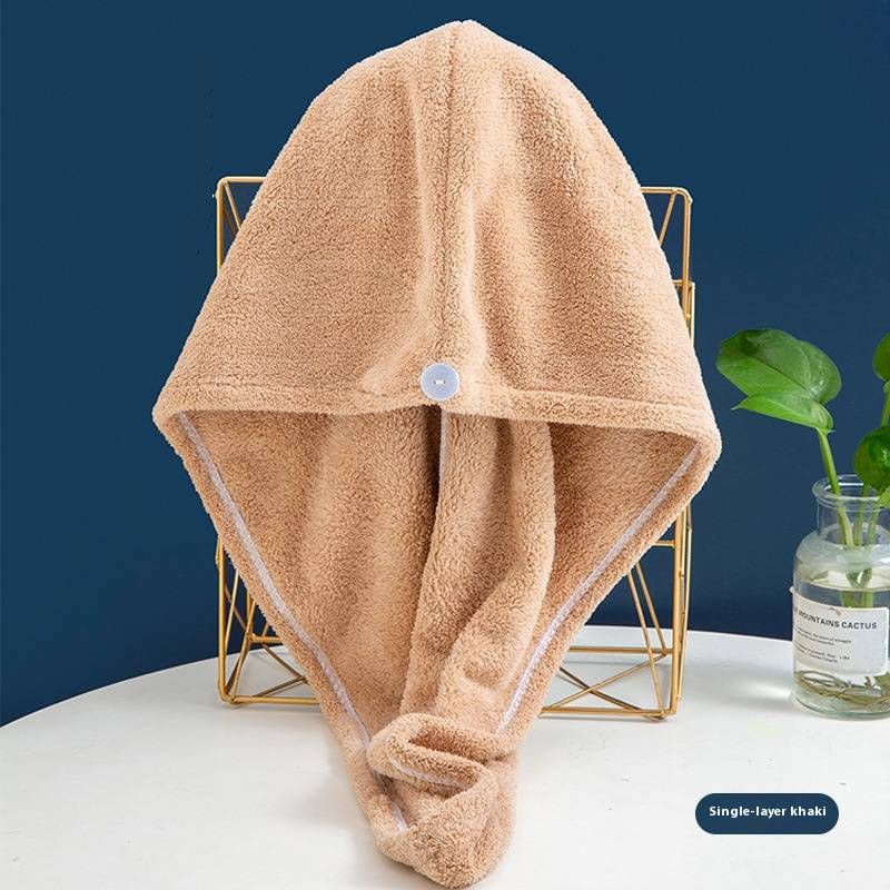 Ultra-Soft Coral Fleece Hair Towel Wrap For Women & Men – Fast Drying, Extra-Long (65cm), Lightweight & Absorbent Hair Turban For Bath, Shower, Salon_voghion.com