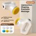 3-Speed Handheld Massager With 4 Interchangeable Heads – USB-Powered Deep Tissue Kneading For Neck, Back, Legs & Full Body Relief_voghion.com