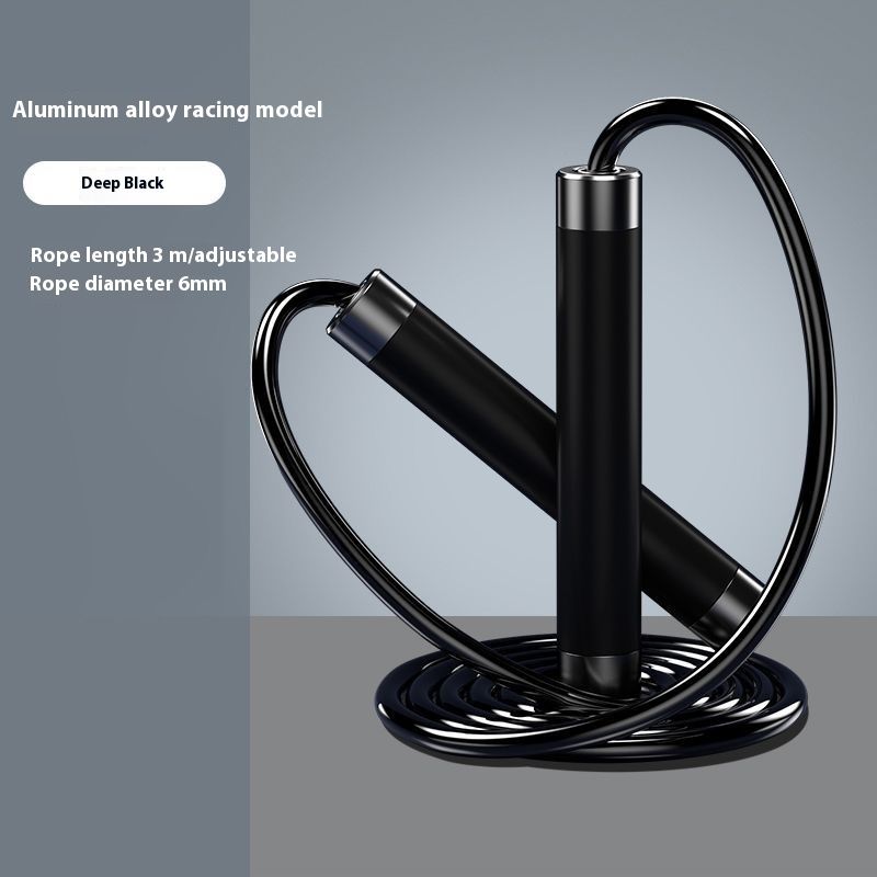 Corda de Pular com Peso para Perda de Peso, Liga de Alumínio, Corda de Borracha de PVC Espessada de 6mm, Fitness para Homens, Treino para Adultos, Gordura_voghion.com