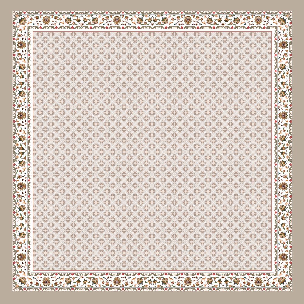 Muslim headscarf Printed Square Cotton Rayon Scarf For Women 110*110cm_voghion.com