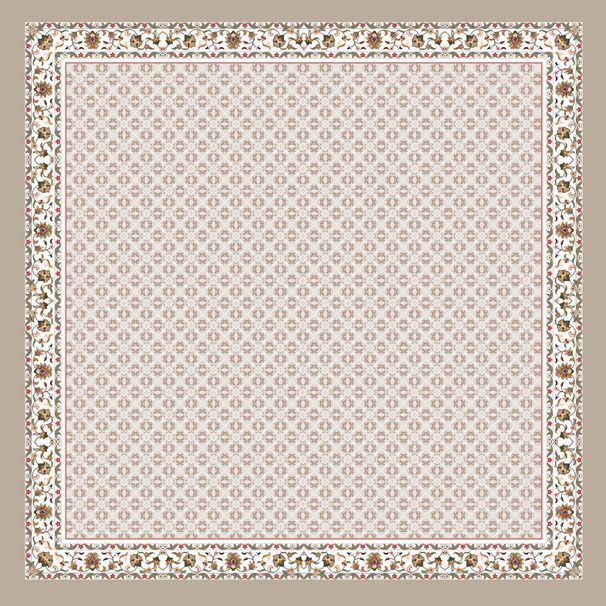 Muslim headscarf Printed Square Cotton Rayon Scarf For Women 110*110cm_voghion.com