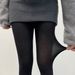 2025d Four Seasons Miu Style Thunder Series Gray Cotton Flat Micro Sheer Slimming Plain High Elastic Right Angle Pantyhose_voghion.com