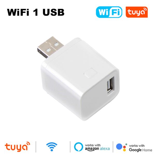 Adaptateur secteur mini USB Tuya Smart WiFi/Zigbee Micro 1-3 Gang 5V Prise de charge Synchronisation vocale pour Alexa Google Home Alice_voghion.com