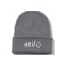 Peripheral Hats Wool Knitted Hats Cold Proof Warm Hats Men And Women Letters Autumn And Winter_voghion.com