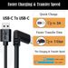 Cavo di trasferimento dati USB 3.2 ad alta velocità da 5 m di tipo C per visore VR Oculus Quest/Quest 2 Link Cavo di ricarica rapida da USB-A a tipo C_voghion.com