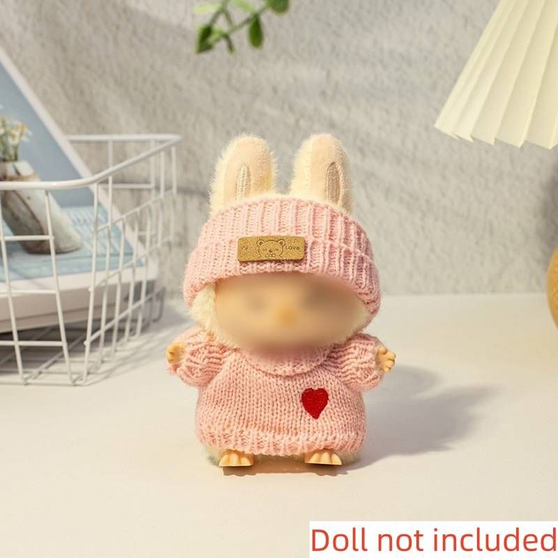 New Series 1st And 2nd Generation Universal Keychain Bag Accessories Sweater Set Pink (Sweater Only)_voghion.com