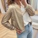 Women's autumn new item solid color short sleeved for women's casual and versatile multi pocket jacket_voghion.com