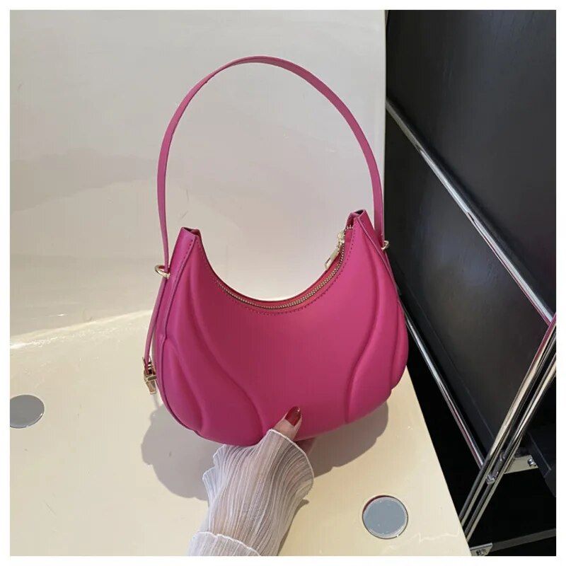 Borsa a tracolla da donna Premium Sense Of Simple Trend Versatile Texture Handheld Ascella Borsa_voghion.com