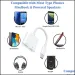 Cell Phone Cables Charger Adapter 2 In 1 Usb C To Headphone Audio Noise Cancelling For Smart Mobile Phone289T Drop_voghion.com
