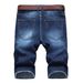 Vintage Ripped Design jeansshorts, män Casual Street Style Mid Stretch jeansshorts för sommaren_voghion.com