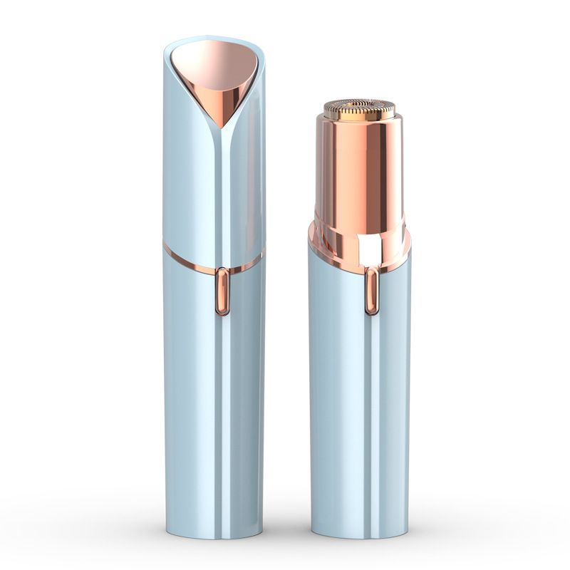 Recortadora y afeitadora de bikini para mujer: dispositivo eléctrico de depilación de doble cuchilla para zonas sensibles, indoloro e impermeable._voghion.com