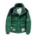 Vintage Embroidered Puffer Jacket – Unisex Oversized Hooded Coat (Streetwear, Polyester Fill, 5 Sizes, Winter-Ready, Green & Black Options)_voghion.com