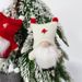 Christmas decorations ins Wind wool faceless doll double ball cap Christmas doll pendant cute Christmas doll_voghion.com