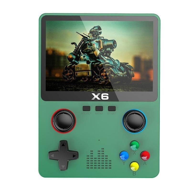 Bærbar videospillkonsoll X6 Innebygd 8000+ spill 11 simulatorer Retro Game 3D Joystick Gamepad_voghion.com