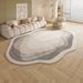 Cloud-Shaped Fluffy Rug - Waterproof & Stain-Resistant Living Room Carpet, Easy-Wipe Soft Floor Mat For Bedside & Nursery_voghion.com
