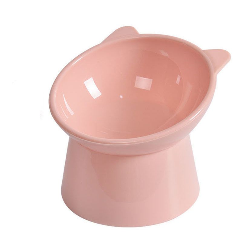 New Pet Cat Dog Bowl High Foot Dog Bowl 45° Neck Protector Cat Pet Food Water Bowl Anti-Overturning Binaural Pet Feeding Bowl_voghion.com