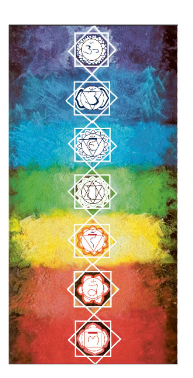 Mandala seinavaip Värviline meditatsioonikaunistus Seinavaip Elutoa taust Riidest Rannasall_voghion.com