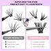 240 - Cluster Segmented False Eyelashes Kit 30D/40D Thickening Large Capacity, Single - Cluster Fluffy Lashes For Grafting_voghion.com