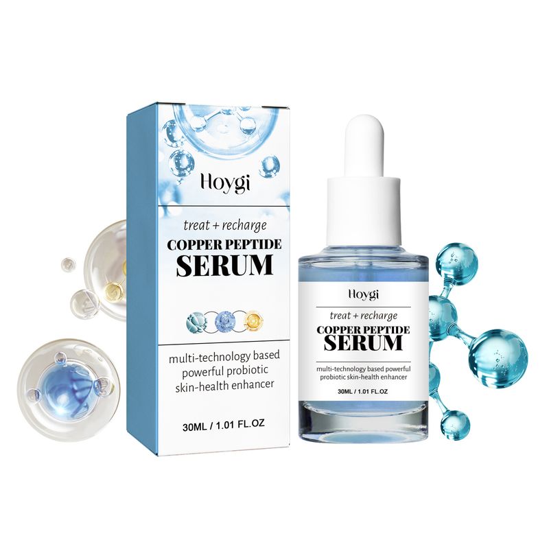 Hoygi blauw koperpeptide vermindert fijne lijntjes, vernauwt poriën, hydrateert, verheldert de huid en voorkomt veroudering_voghion.com