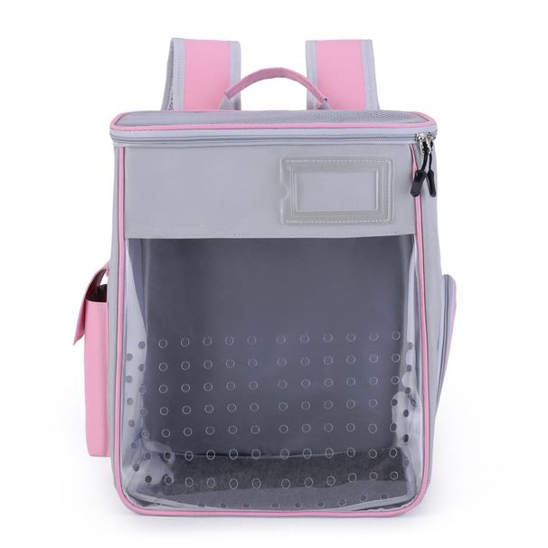 Venkovní přenosná taška pro kočky, batoh, oxfordská tkanina, prodyšný, módní a prodyšný batoh pro domácí mazlíčky_voghion.com