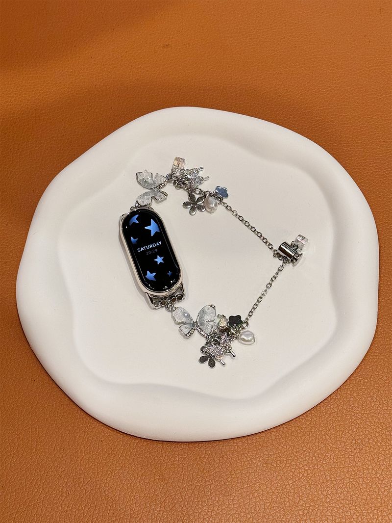 Xiaomi Band 8 7 8Pro 7Pro 6 5 4 3 Kelebek Kristal Temperament Bileklik Saat Kayışı için Saat Kayışı_voghion.com