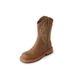 Stivali da equitazione Melard Brown ricamati Western Cowboy per donna Estate 2025 Nuovo stile Chic Comodi Tacco Piatto_voghion.com