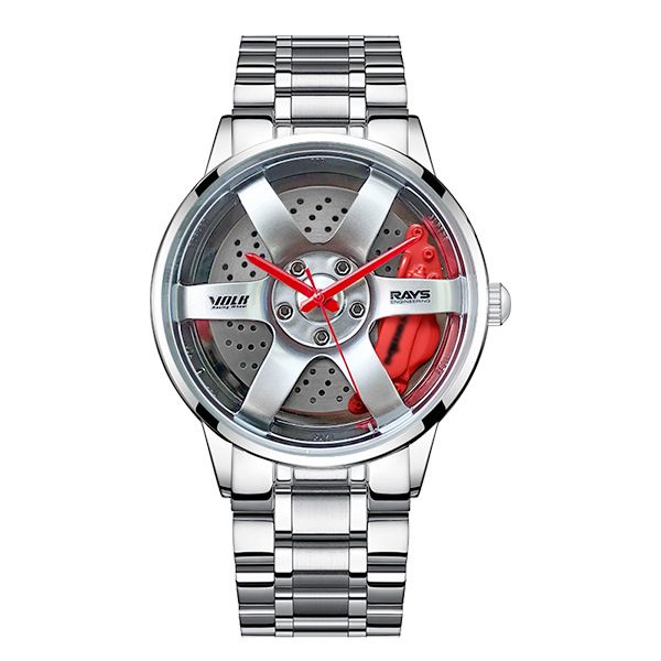 Reloj de hombre SvjTE37 Caliper con forja hueca tridimensional, modificación cultural, cubo de rueda hidráulico automotriz, resistente al agua_voghion.com