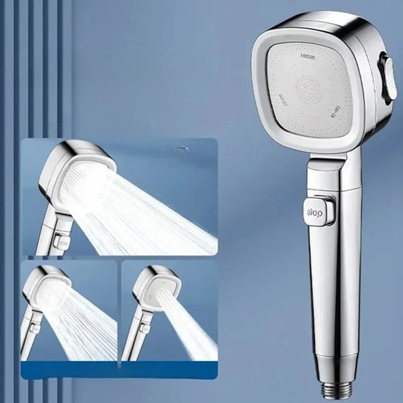 Hochdruck-Duschkopf, Wassersparend, 3 Modi, Duschköpfe, Verstellbar, One-Key-Stop-Wassermassagesprayer, Badezimmerzubehör_voghion.com