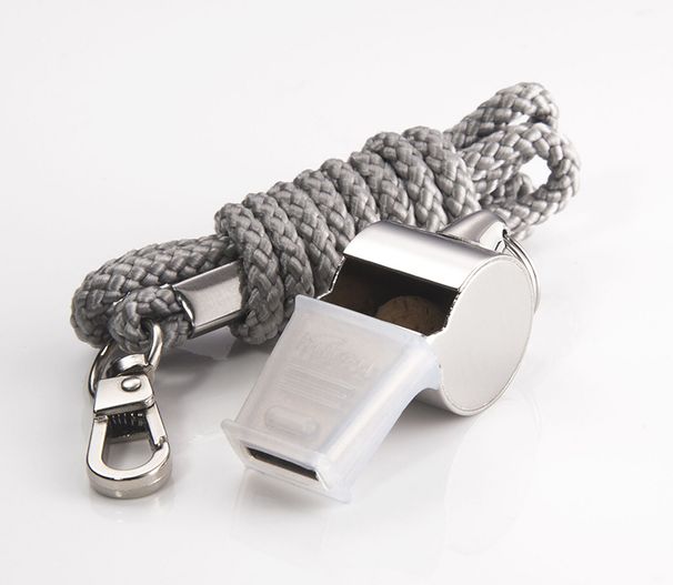 Fischietto di sopravvivenza per bambini all'aperto, arbitro di basket, in acciaio inossidabile 304, tonalità media, con testa di tigre_voghion.com