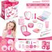 Sorgfältig ausgewähltes farbloses und unbemaltes Kinderspielhaus-Simulations-Make-up-Spielzeug für kleine Mädchen_voghion.com