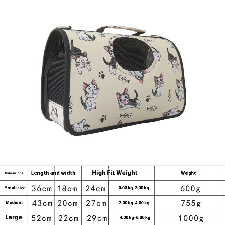 Pet backpack, multi-color and multi pattern pet multifunctional Oxford cloth cat bag, portable outdoor bag_voghion.com